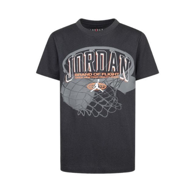 Hoop Up Boy's T-Shirt -Brown