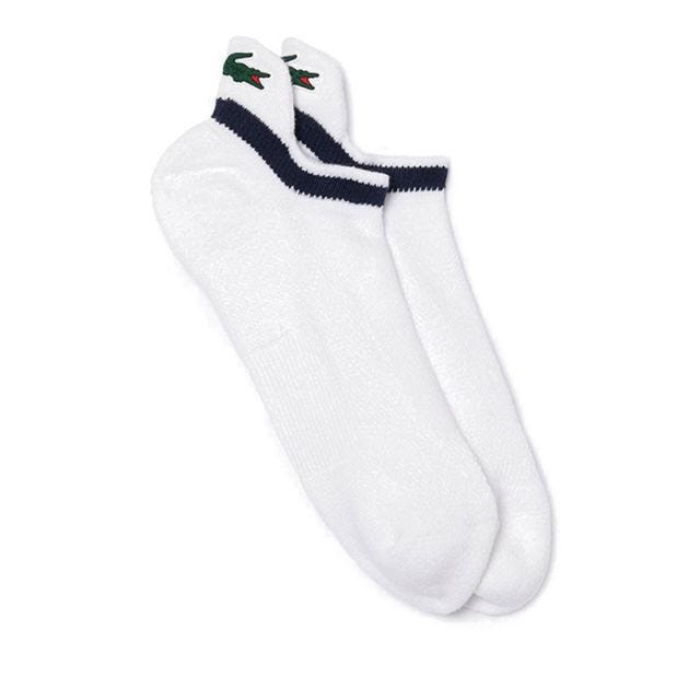 Core Performance Socks Men's - White/Navy Blue