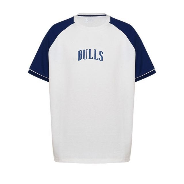 Bulls Oversized Raglan Men's Tee - Ivory