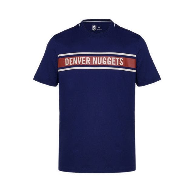 Nuggets Wordmark Men's Tee  - Navy