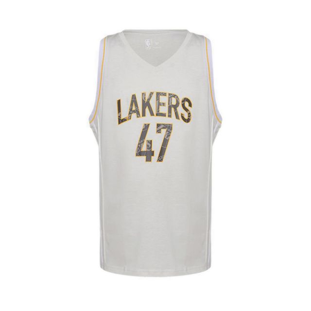 Lakers Est Year Muscle Tee - Ivory