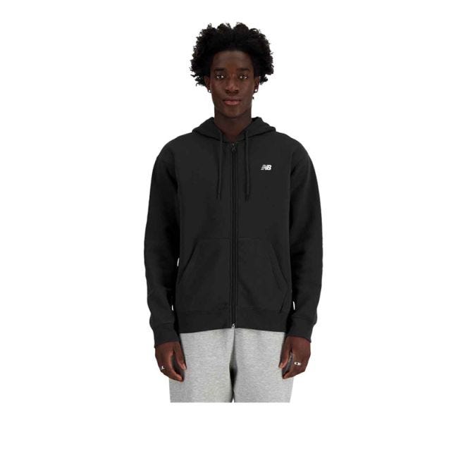 Sport Essentials Logo French Terry Mens Full Zip Jacket - Black