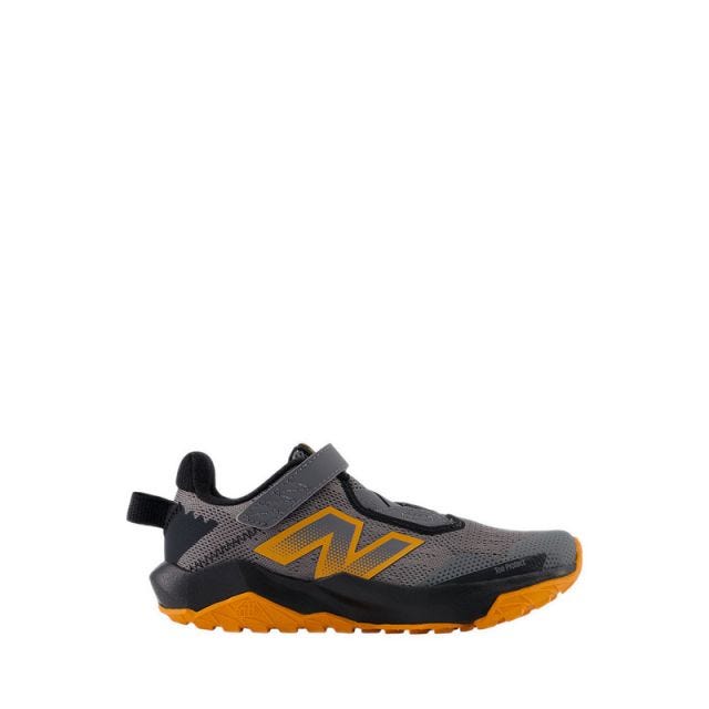 DynaSoft Nitrel v6 Bungee Lace with Top Strap Boys Sneakers Shoes - Grey