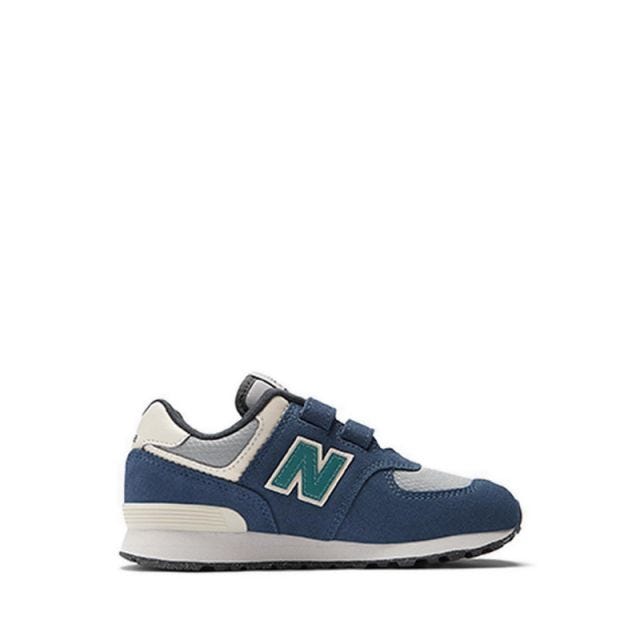 574 Hook & Loop Boys Sneakers Shoes - Navy