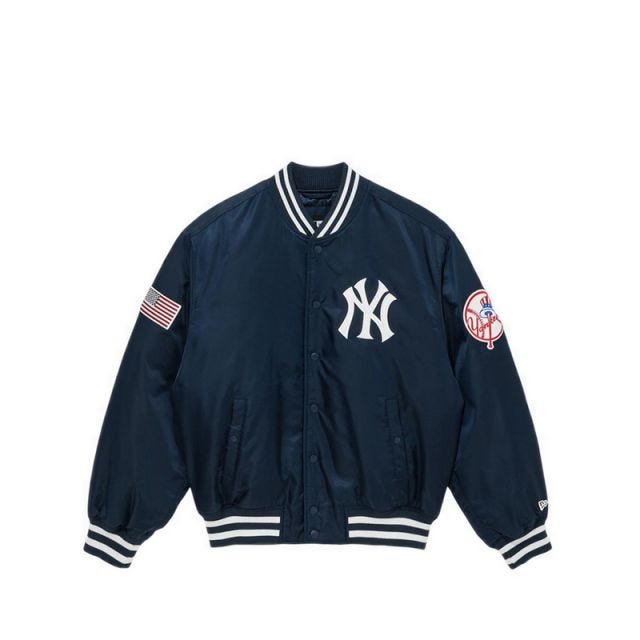 Jacket Ap Mlb Athntc Stadium Jk53 Neyyan Men's Jacket - Dbs Navy