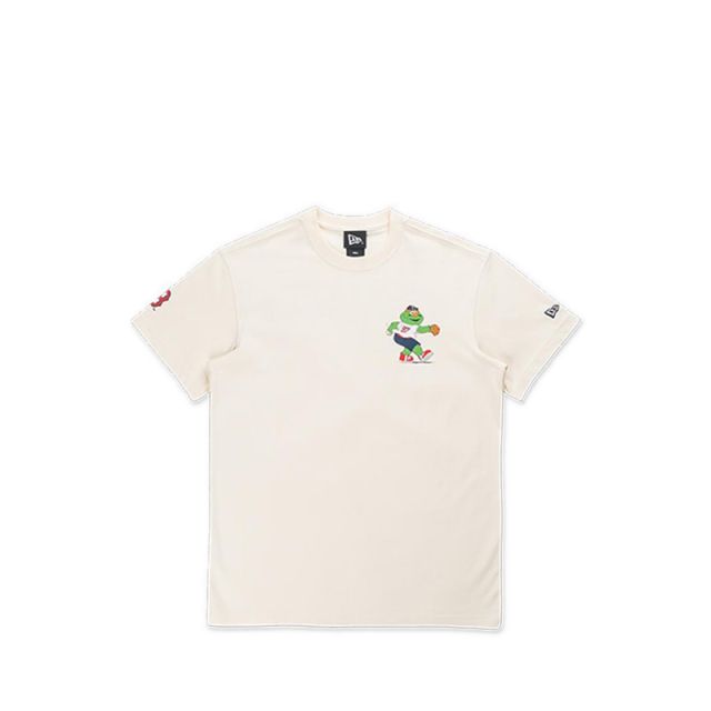 Ss Tee 5950Pk Mlb Mascots Bosred Men's T-Shirt - White