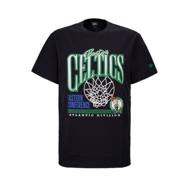 Ss Tee Nba Net Infilled Boscel Men's T-Shirt - Black
