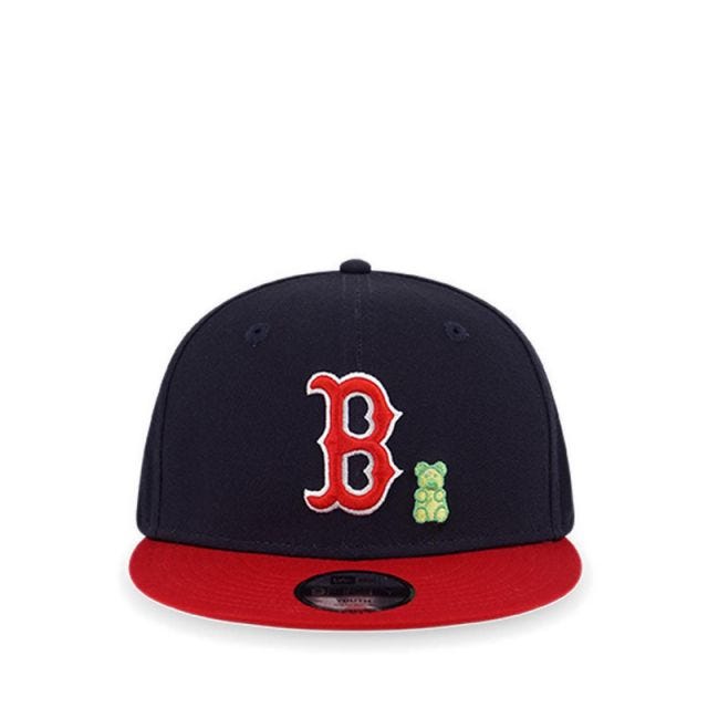 K950 Bear Bosred Boys Caps - Navy