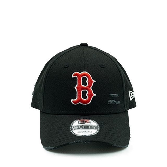 940 Cotton Damage Bosred Men's Caps - Black