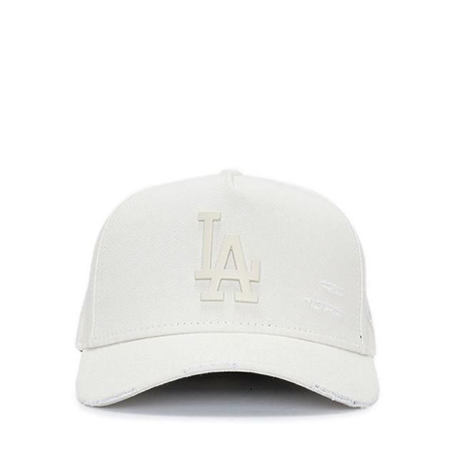 940Af Damge Matt Badge Losdod Unisex Caps - Chrome White
