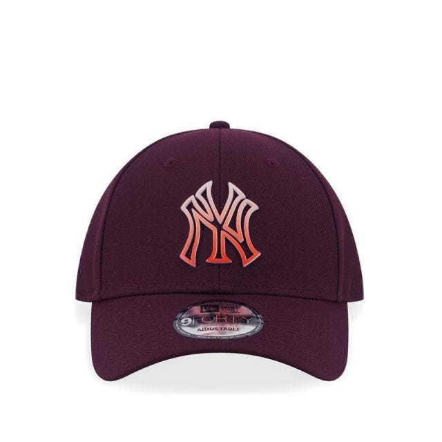 940 Gradient Outline Badge Neyyan Men's Caps - Maroon