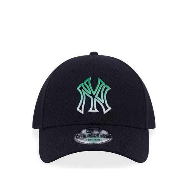 940 Gradient Outline Badge Neyyan Men's Caps - Black