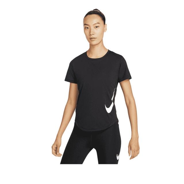 Tempo Swoosh Run Women's Dri-FIT Short-Sleeve Running Top - Black