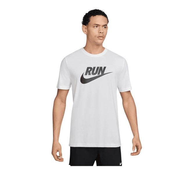 Dri-Fit Men's Tee Run Swoosh - White