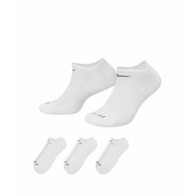 Everyday Plus Cushion Training No-Show Socks (3 Pairs) - White