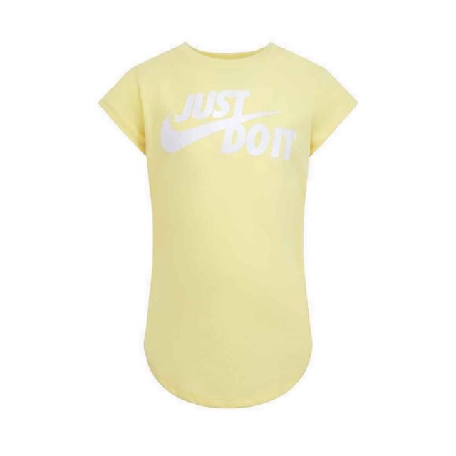 Nike Young Athlete Swoosh Girl's Tee - Yellow