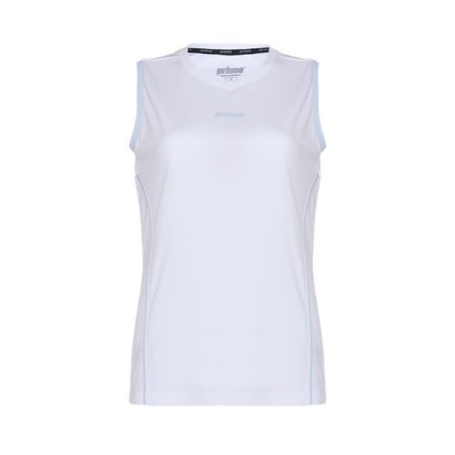 Performance Mesh Sleeveless Women's Tee - White