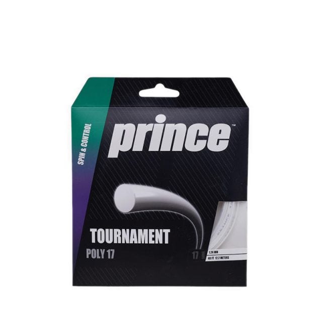Tournament Polyester 17L Tennis String - White
