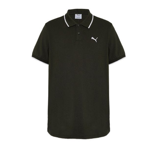 ESS ELEVATED Tipping Men's Lifestyle Polo - Olive