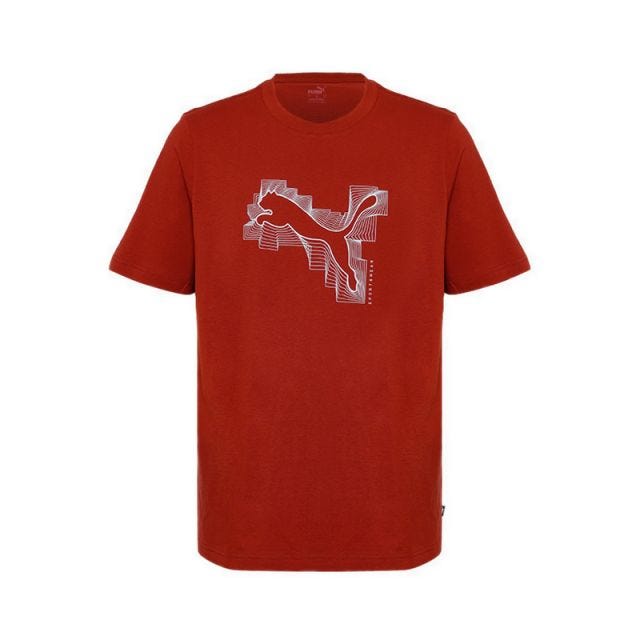 GRAPHIC Crew Neck II Men's Lifestyle T-Shirt - Red