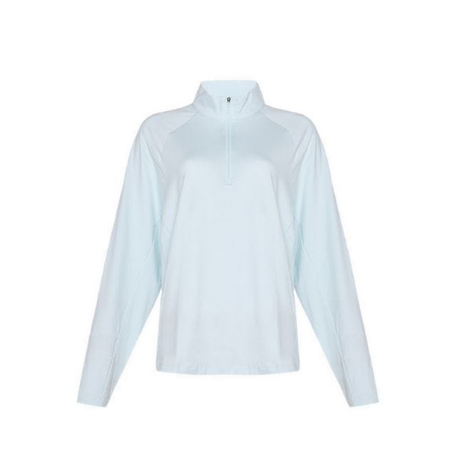 W Pure 2.0 1/4 Zip Long Sleeves Women's - Peaceful Blue