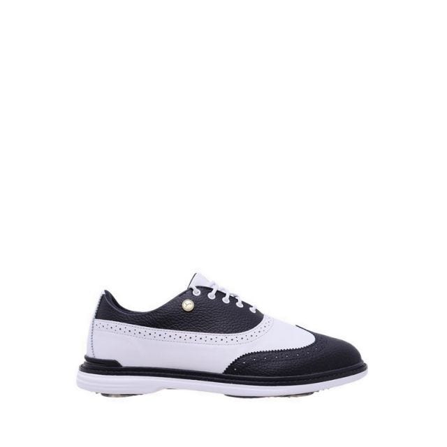 Puma Royale Wingtip Shoes Men's - Black-White-Glacial Gray