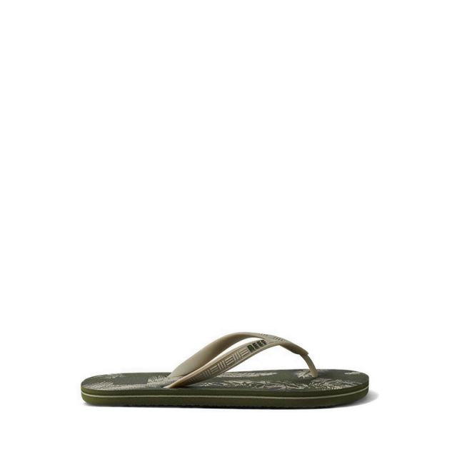 Seaside Prints Mens Sandals - Olive Tropics