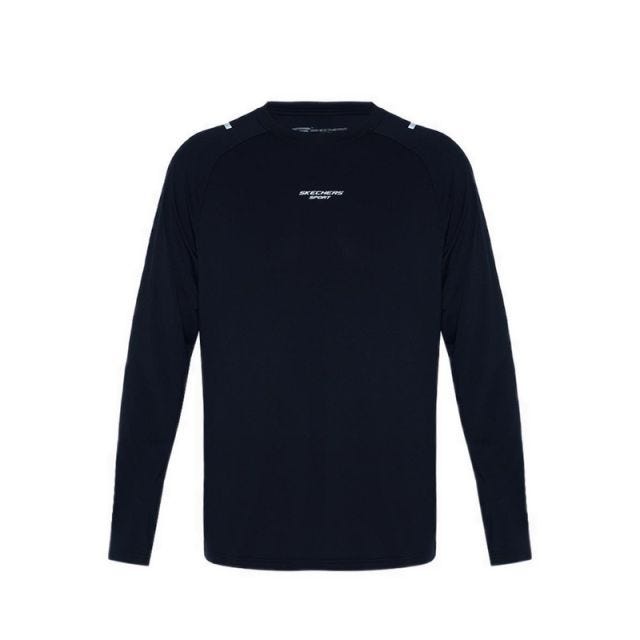 Men Sports Long Sleeve T-Shirts - Black