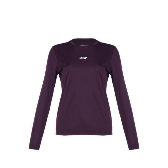 Long Sleeve Women's Running T-Shirt - Purple
