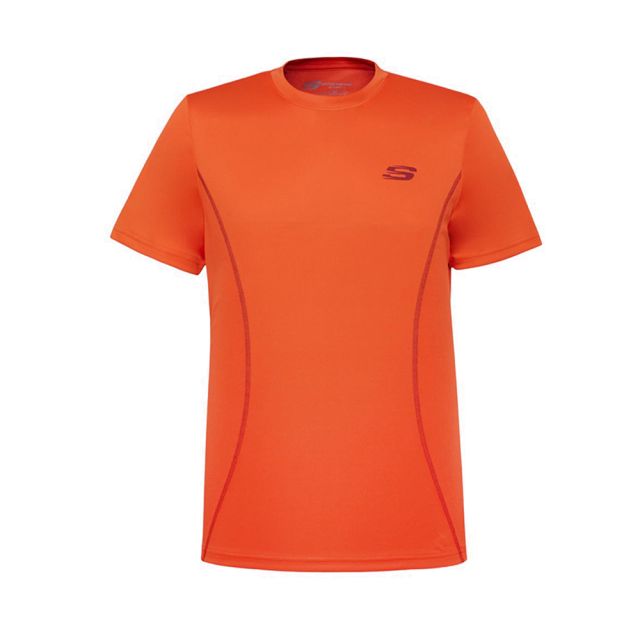 Men Running T Shirt - Orange