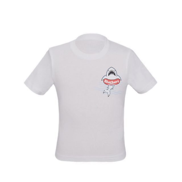 Toddler Shark Tshirt Boys - White