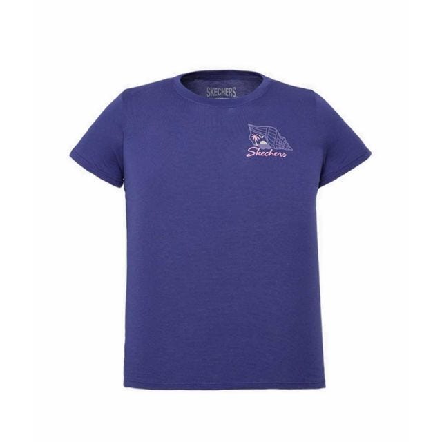 Shell Tshirt Girls - Navy