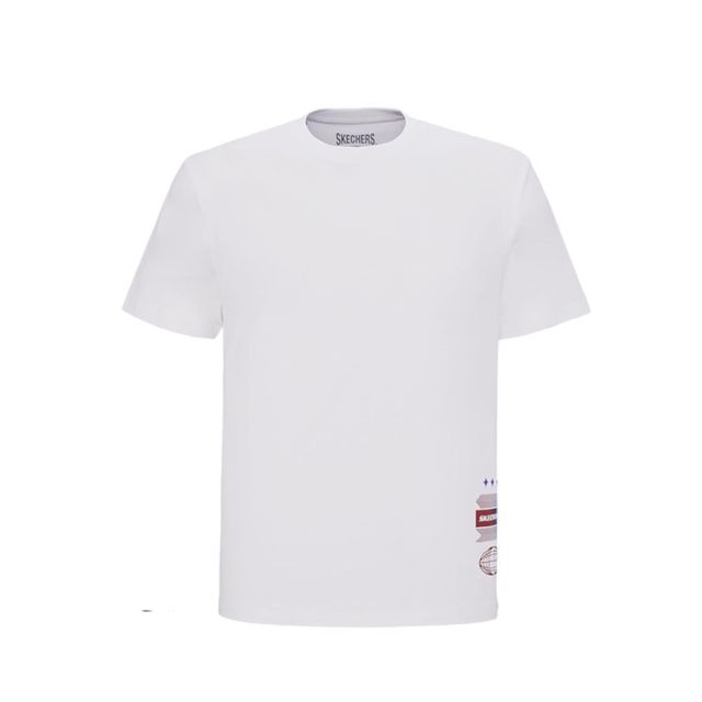 Men Geo T-Shirts - White
