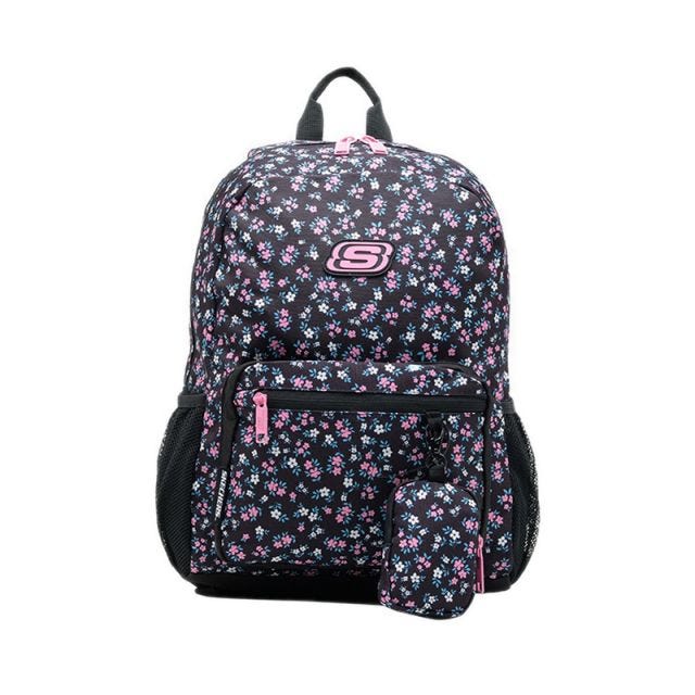 Trail Quest Girl's Backpack - Floral Black