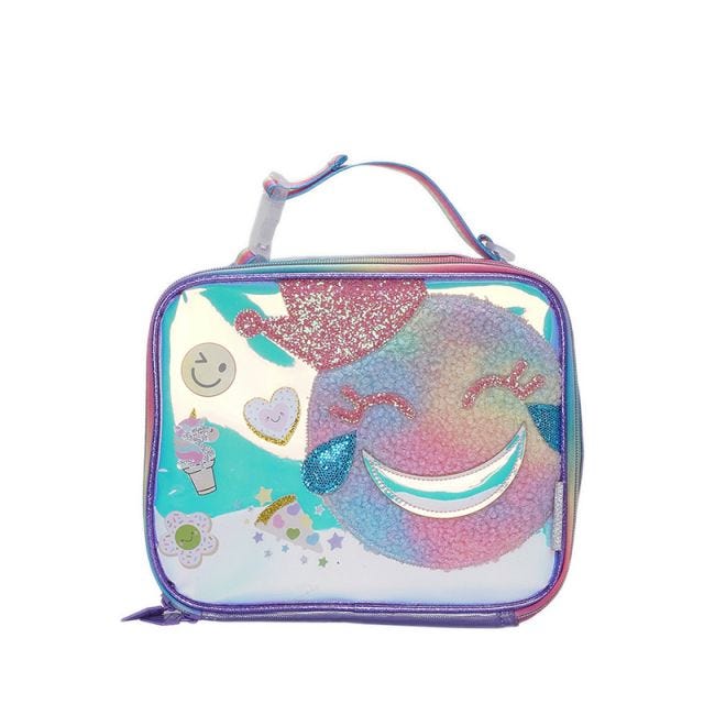 Twinkle Toes Happy Face Lunch Bag Girls - Purple