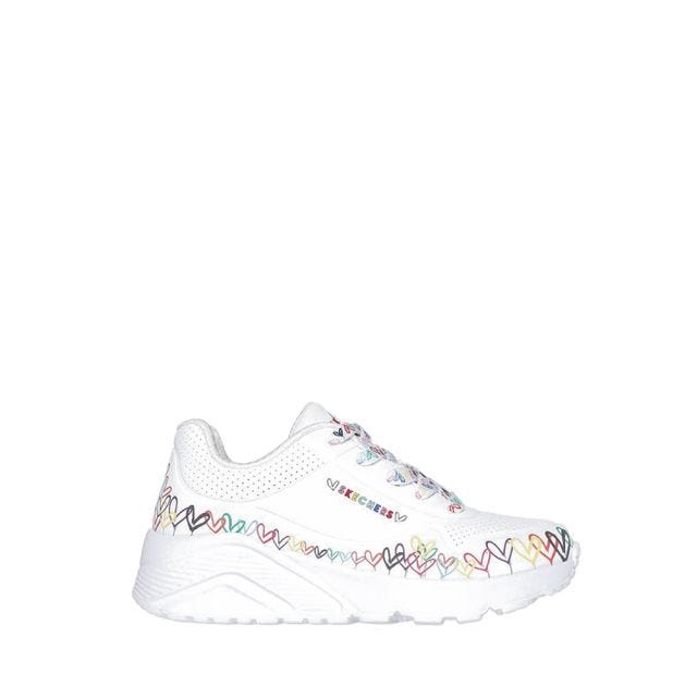 Uno Lite Girl's Lifestyle Shoes - White