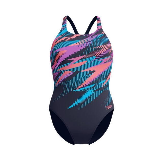 Asia Fit Womens Digital Printed Medalist Zoom Boom - True Navy