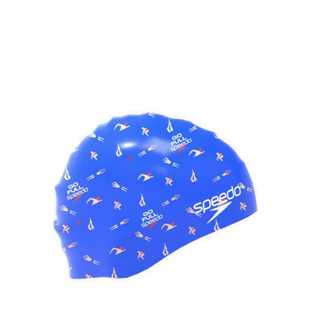 Printed Silicone Go Full  Swimmers - Blue