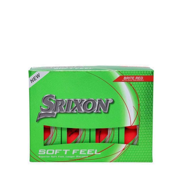 Soft Feel14 Brite Golf Ball Mens - Red