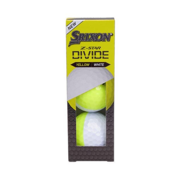 Zstar9 Divide Golf Ball Mens - White/Yellow