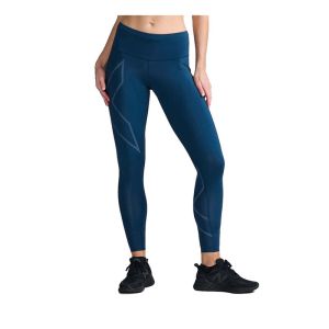 2XU Women's Lt Spd Mrise Comp Tight - Navy