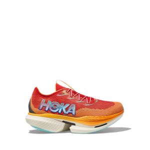 Hoka Cielo X1 Unisex Running Shoes - Cerise/Solar Flare