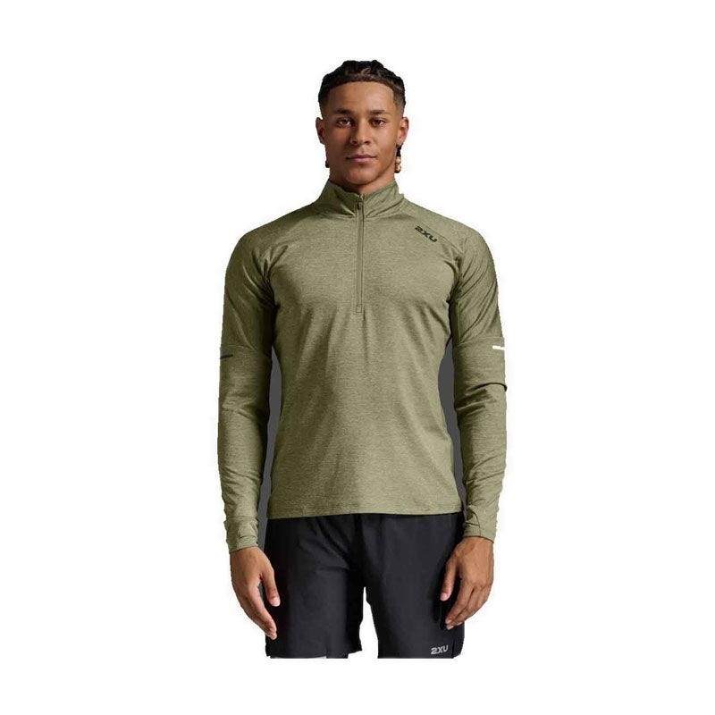 Aero 1/2 Zip Men's Jacket - Green