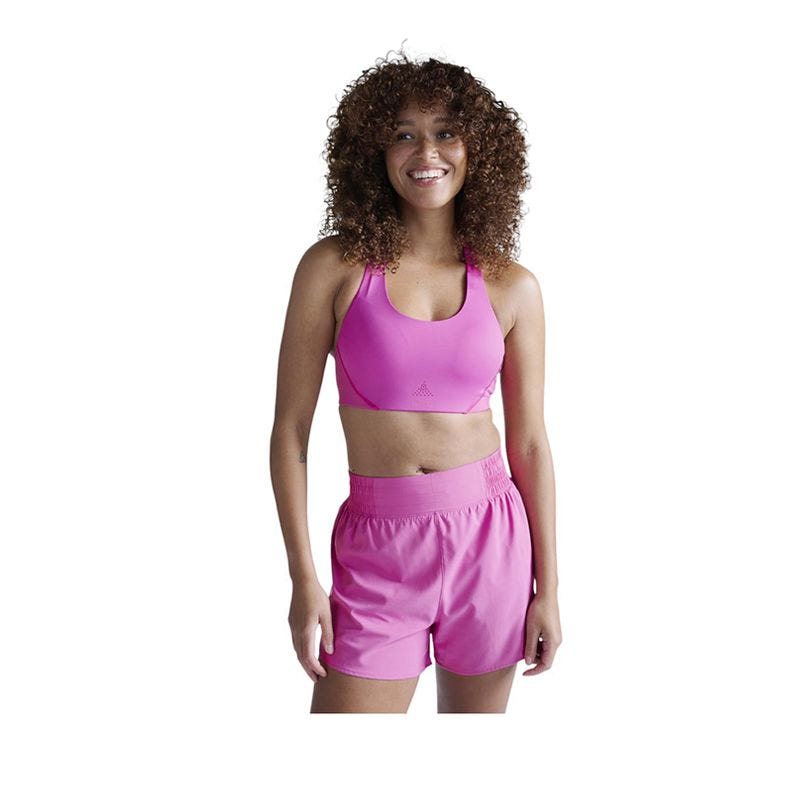 Aero Mesh Medium Impact Bra Women's Sports Bra -  Pink