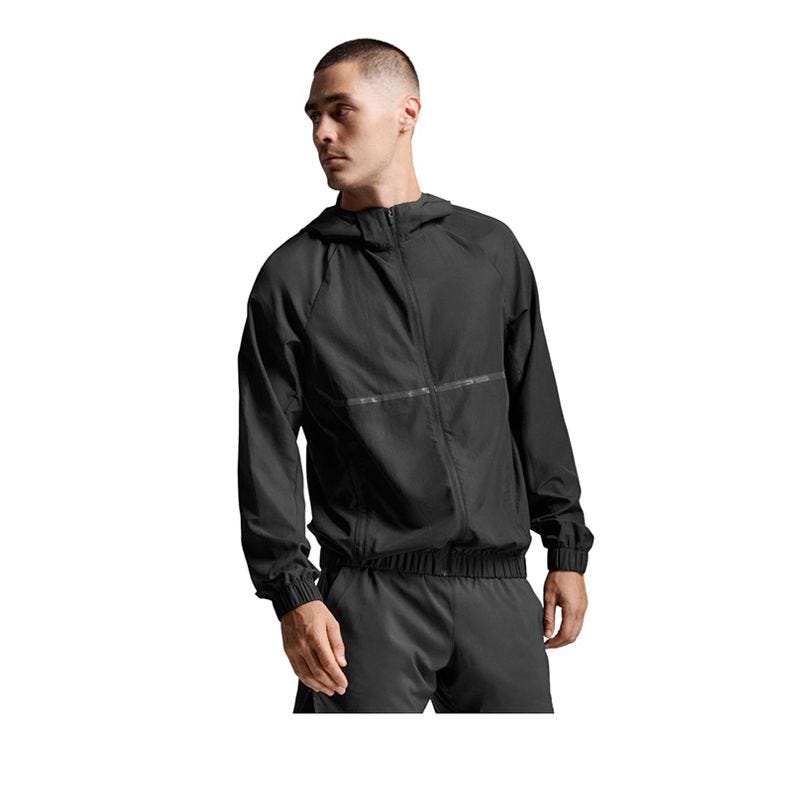Men's Aero Hex Windbreaker - Black