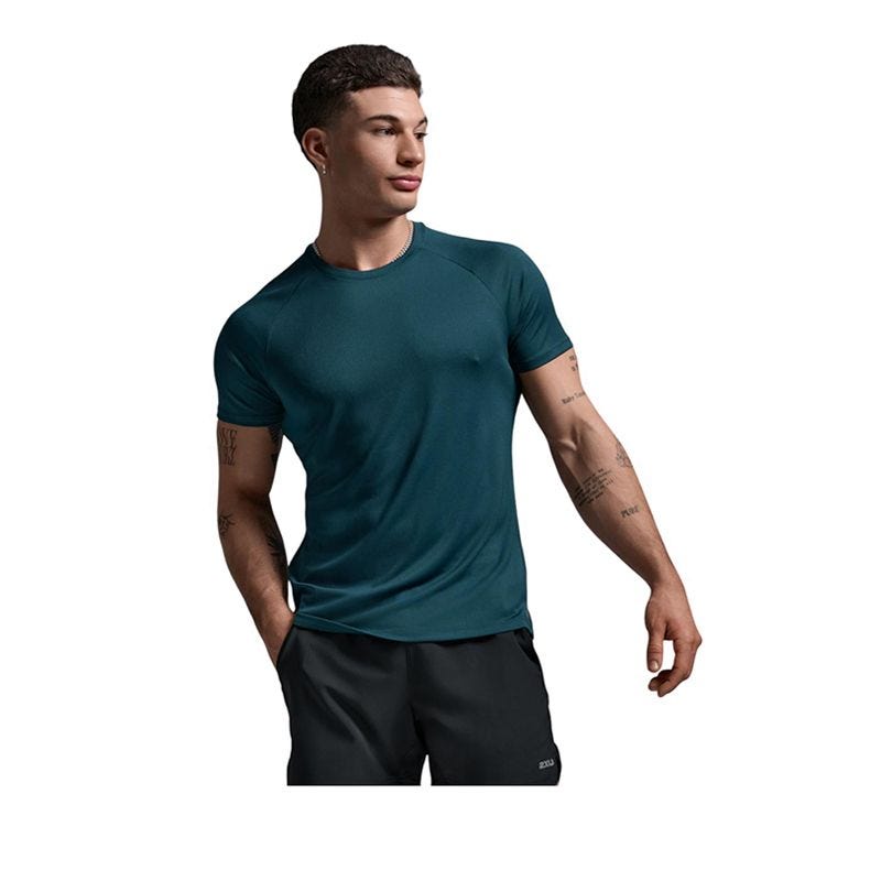 Men's Aero Mesh Tee - Emerald Green