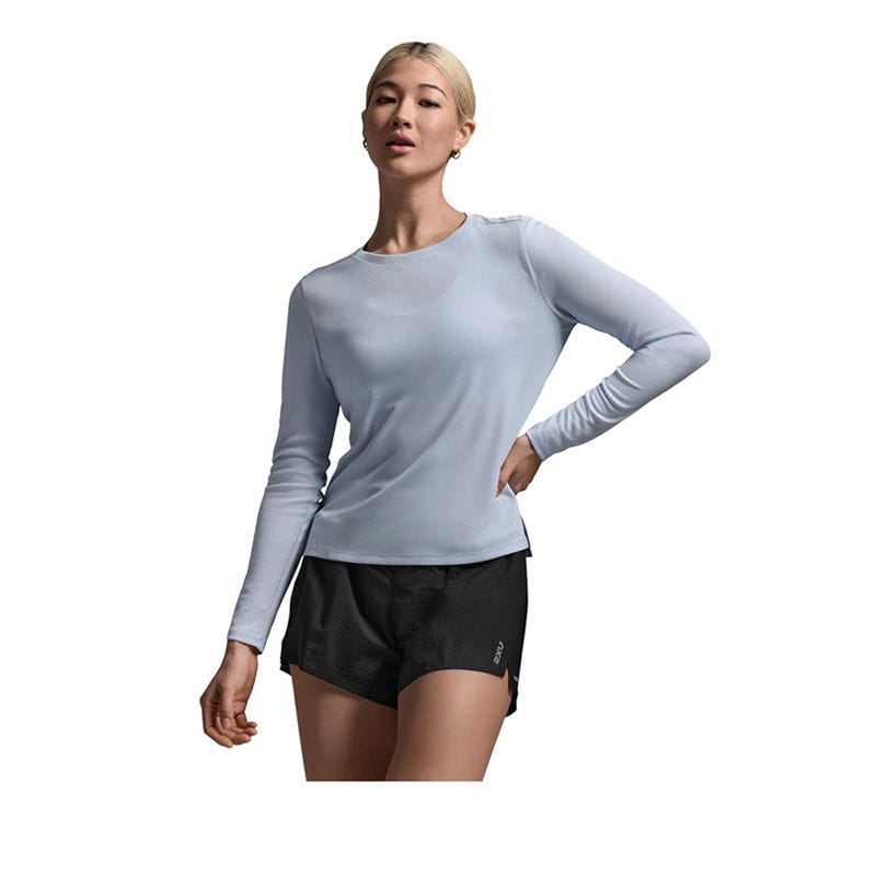 Women's Aero Mesh Long Sleeve - Pale Blue