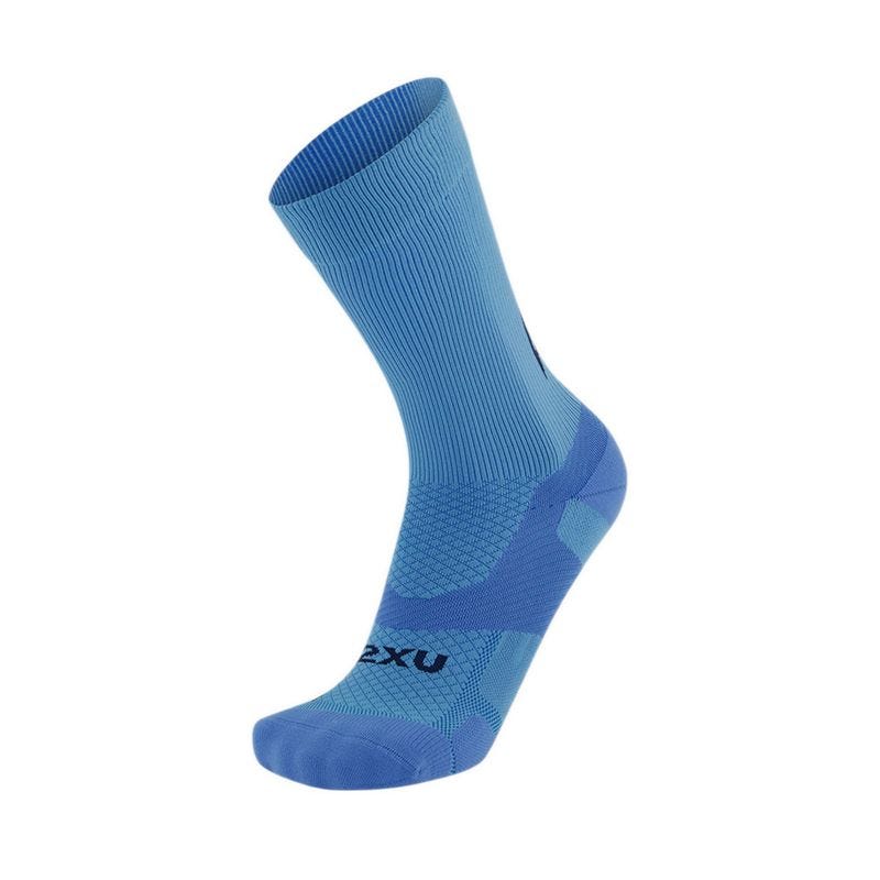 Unisex Vectr Light Cushion Crew Socks - Blue