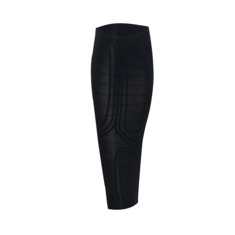 Light Speed Unisex Comp Calf Guards - Black