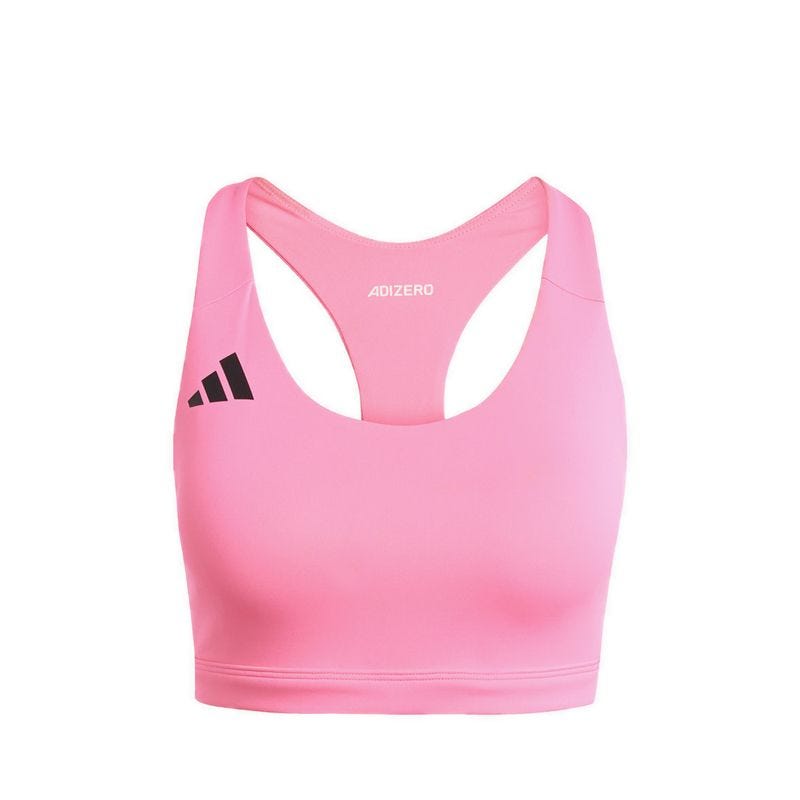 Adizero Essentials Run Women's Medium-Support Bra - Lucid Pink